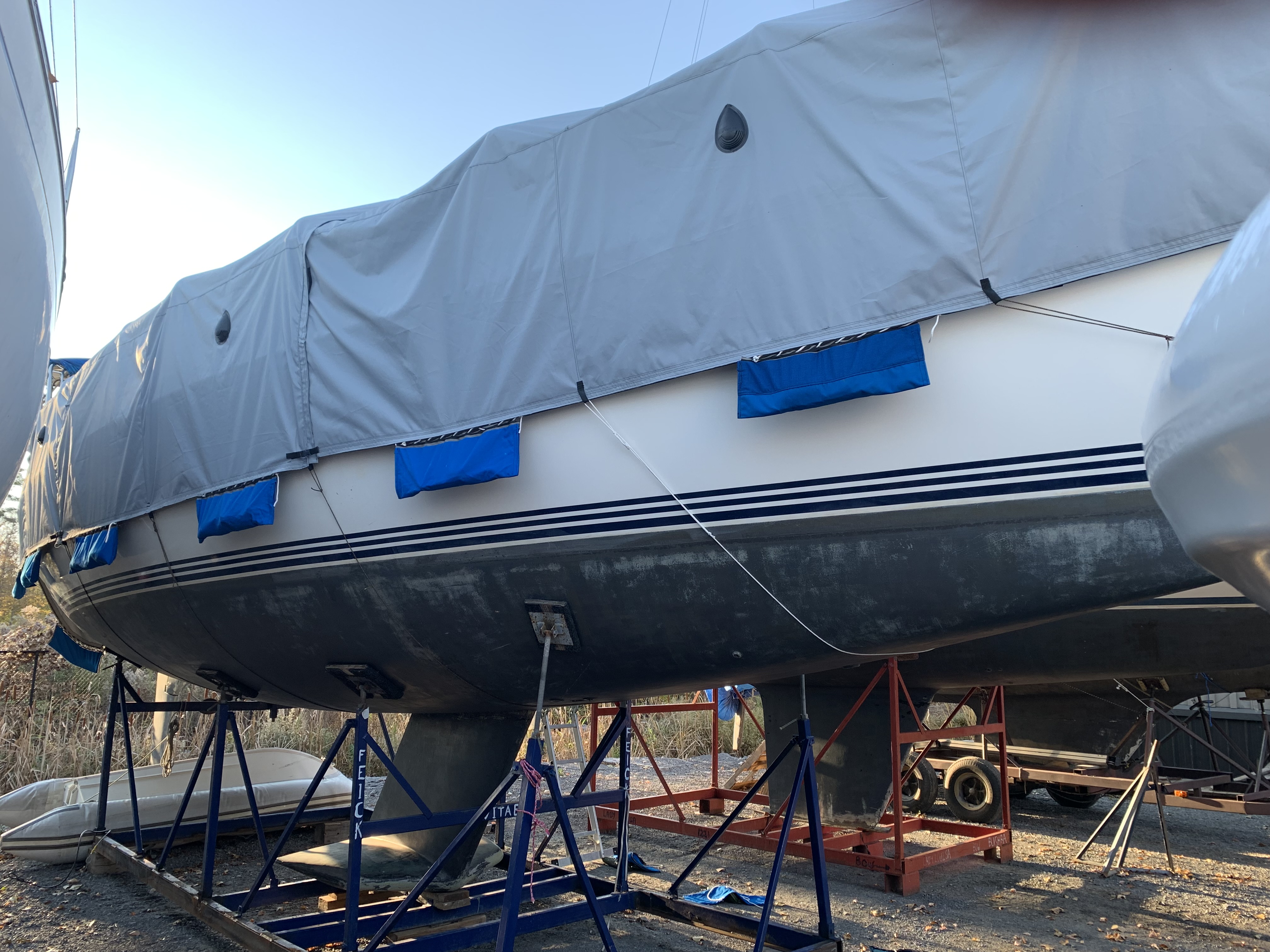 Sewing a Winter Cover for Vitae