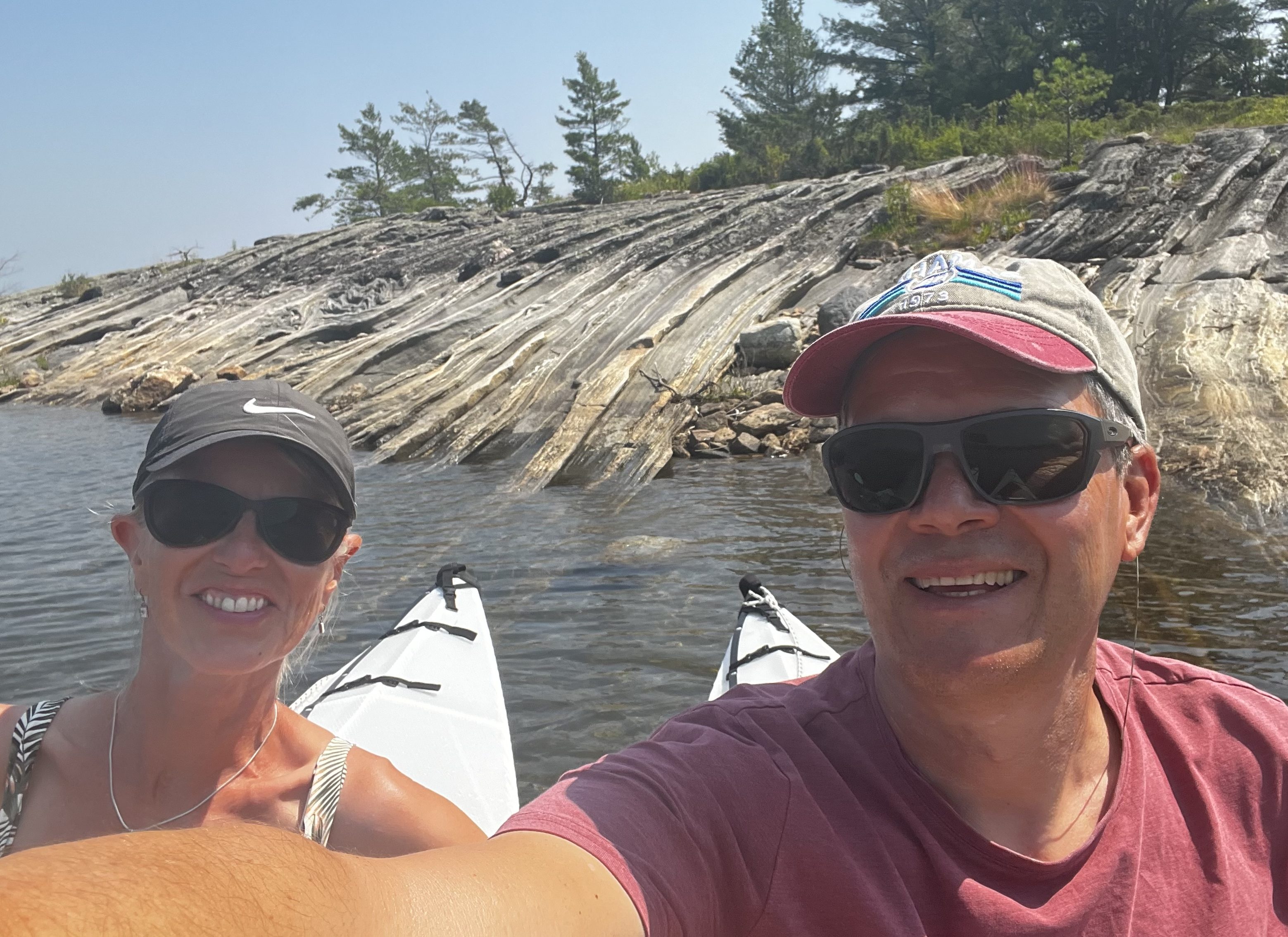 Franklin Island: spectacular rock formations...